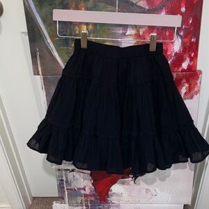 American Eagle Outfitters Black A-Line Skirt